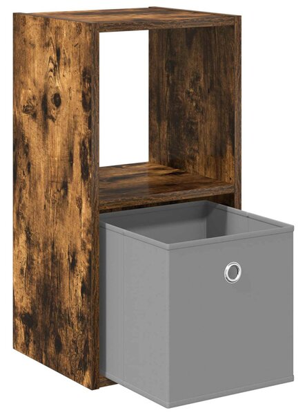 Éjjeli asztal 2 db Füstölt tölgy 30,5 x 27 x 59,5 cm Szerelt Fa