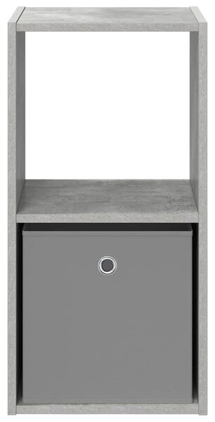 Éjjeli asztal 2 db Beton Szürke 35 x 32 x 68,5 cm Szerelt Fa