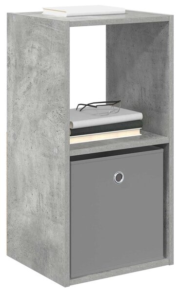 Éjjeli asztal 2 db Beton Szürke 35 x 32 x 68,5 cm Szerelt Fa