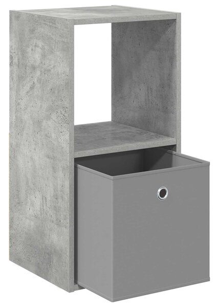Éjjeli asztal 2 db Beton Szürke 35 x 32 x 68,5 cm Szerelt Fa