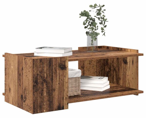 Dohányzóasztal Antik Fa 90 x 50 x 33 cm Szerelt Fa