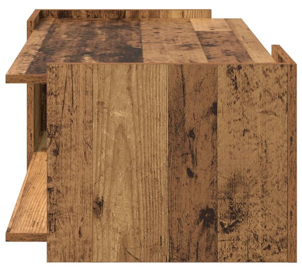 Dohányzóasztal Antik Fa 90 x 50 x 33 cm Szerelt Fa