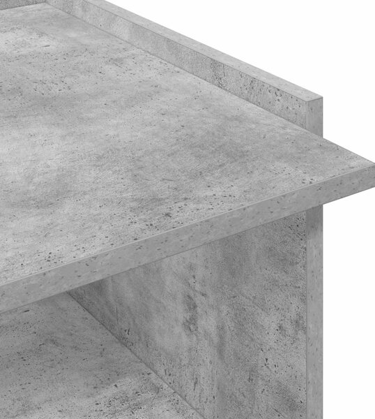 Dohányzóasztal Betonszürke 50,5 x 50 x 33 cm Szerelt Fa