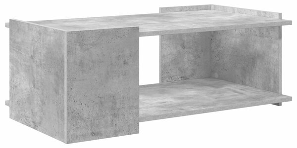 Dohányzóasztal Betonszürke 90 x 50 x 33 cm Szerelt Fa