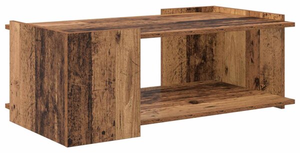 Dohányzóasztal Antik Fa 90 x 50 x 33 cm Szerelt Fa