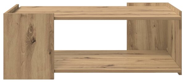 Dohányzóasztal Kézműves Tölgy 90 x 50 x 33 cm Szerelt Fa