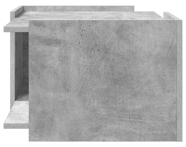 Dohányzóasztal Betonszürke 50,5 x 50 x 33 cm Szerelt Fa