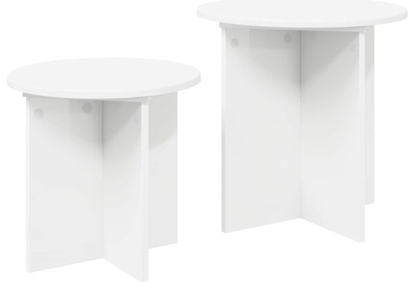 Kisasztal készlet tárolóval 2 pcs Mérnöki fa