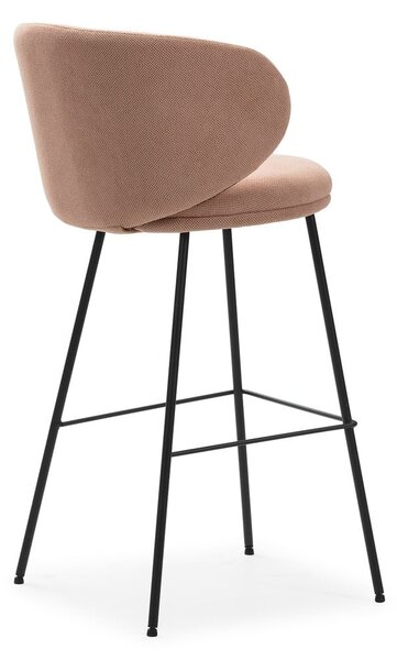 Világos rózsaszín bárszék szett 2 db-os (ülésmagasság 65 cm) Rush – Marckeric
