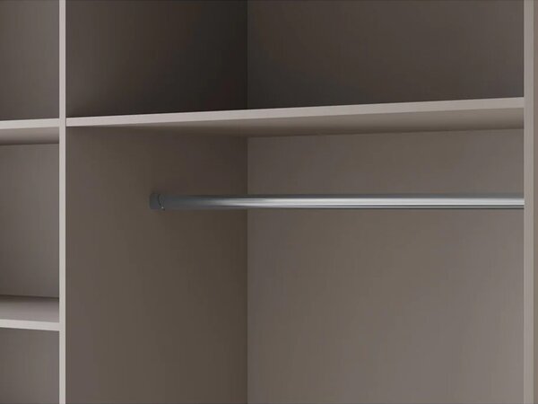 MODIN gardróbszekrény 120x215x65 - kasmír