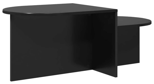 Dohányzóasztal Fekete Tölgy 100 x 50 x 40 cm Szerelt Fa