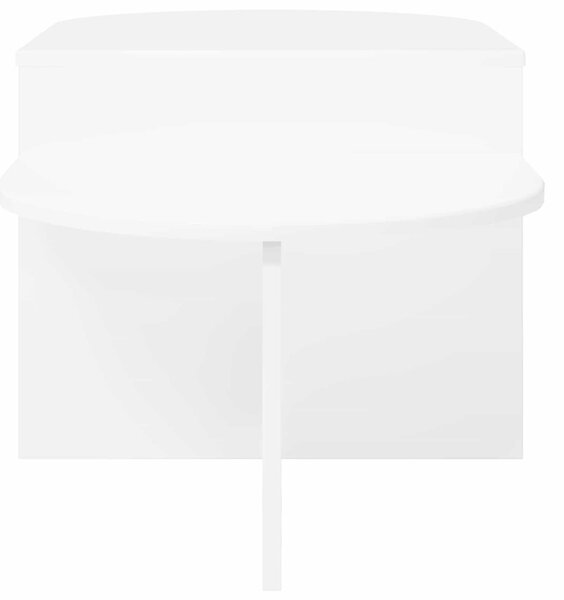 Dohányzóasztal Fehér 100 x 50 x 40 cm Szerelt Fa