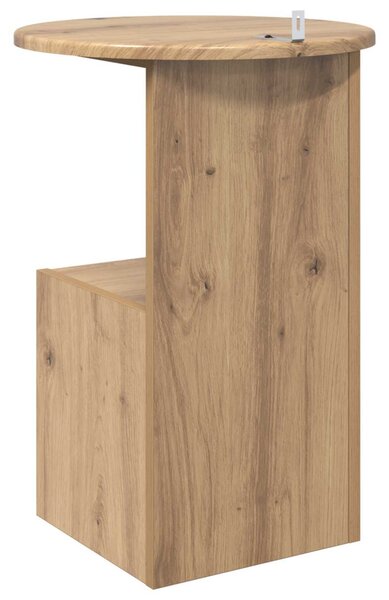 Oldal asztal Kézműves Tölgy Ø 39,5 x 55 cm Szerelt Fa
