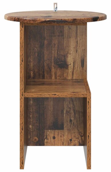Oldal asztal Antik Fa Ø 39,5 x 55 cm Szerelt Fa