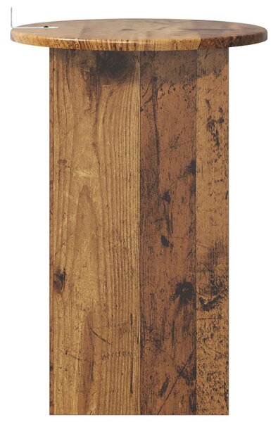 Oldal asztal Antik Fa Ø 39,5 x 55 cm Szerelt Fa