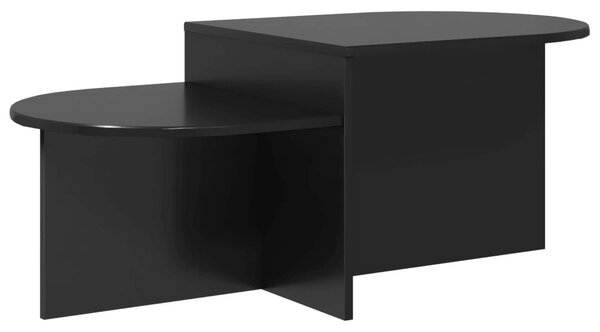 Dohányzóasztal Fekete Tölgy 100 x 50 x 40 cm Szerelt Fa