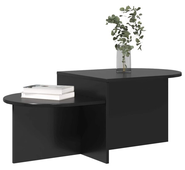 Dohányzóasztal Fekete Tölgy 100 x 50 x 40 cm Szerelt Fa