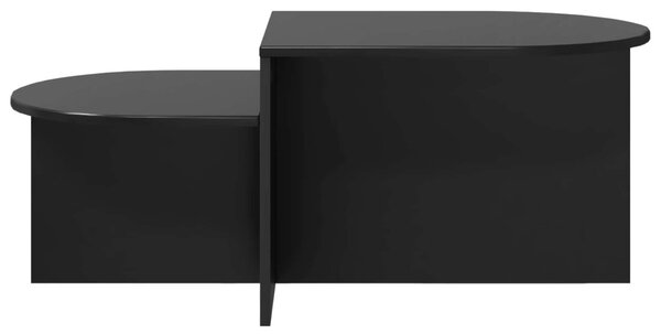 Dohányzóasztal Fekete Tölgy 100 x 50 x 40 cm Szerelt Fa