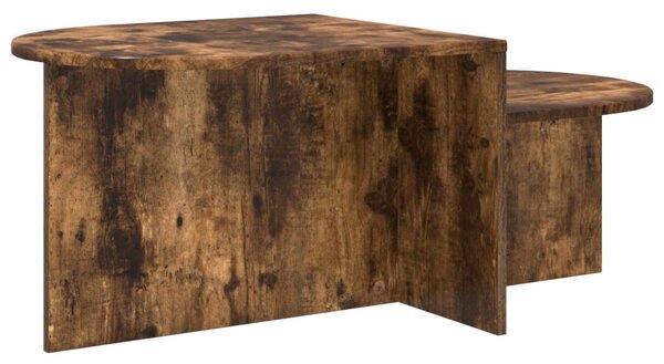 Dohányzóasztal Füstös Tölgy 100 x 50 x 40 cm Szerelt Fa
