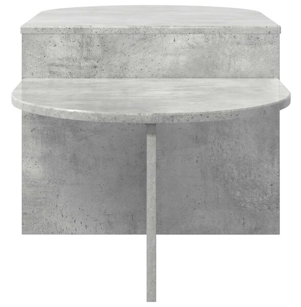 Dohányzóasztal Betonszürke 100 x 50 x 40 cm Szerelt Fa