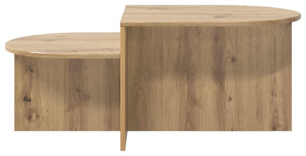 Dohányzóasztal Kézműves Tölgy 100 x 50 x 40 cm Szerelt Fa