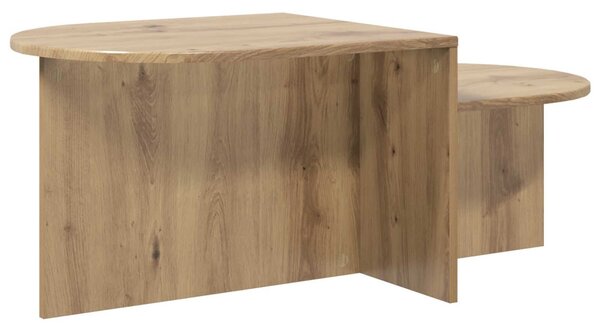 Dohányzóasztal Kézműves Tölgy 100 x 50 x 40 cm Szerelt Fa