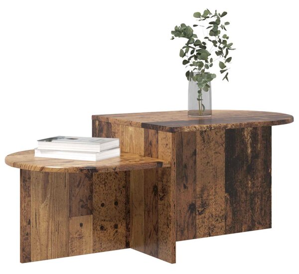 Dohányzóasztal Antik Fa 100 x 50 x 40 cm Szerelt Fa