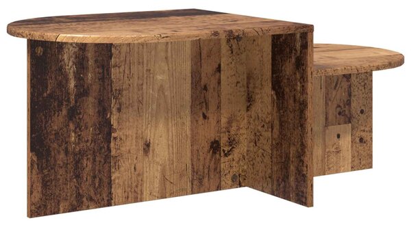 Dohányzóasztal Antik Fa 100 x 50 x 40 cm Szerelt Fa