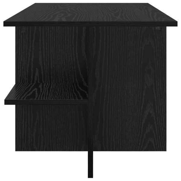 Dohányzóasztal Fekete Tölgy 87 x 50 x 45 cm Mérnöki fa