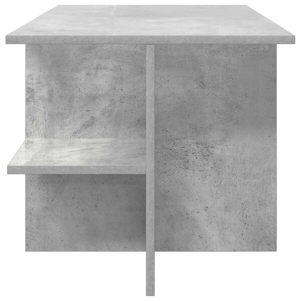 Dohányzóasztal Betonszürke 87 x 50 x 45 cm Mérnöki fa