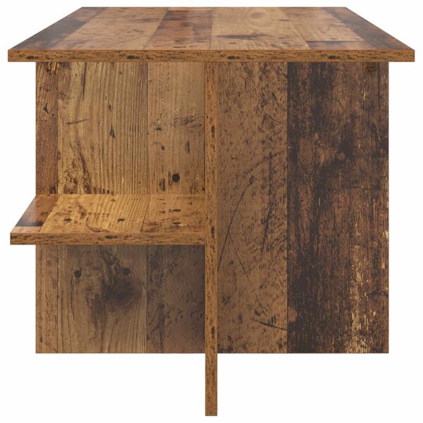 Dohányzóasztal Antik Fa 87 x 50 x 45 cm Mérnöki fa
