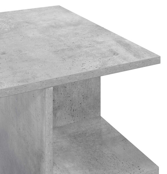 Dohányzóasztal Betonszürke 87 x 50 x 45 cm Mérnöki fa