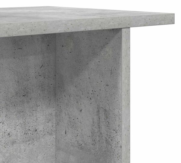 Dohányzóasztal 2 pcs Betonszürke 40 x 30 x 49 cm Szerelt Fa