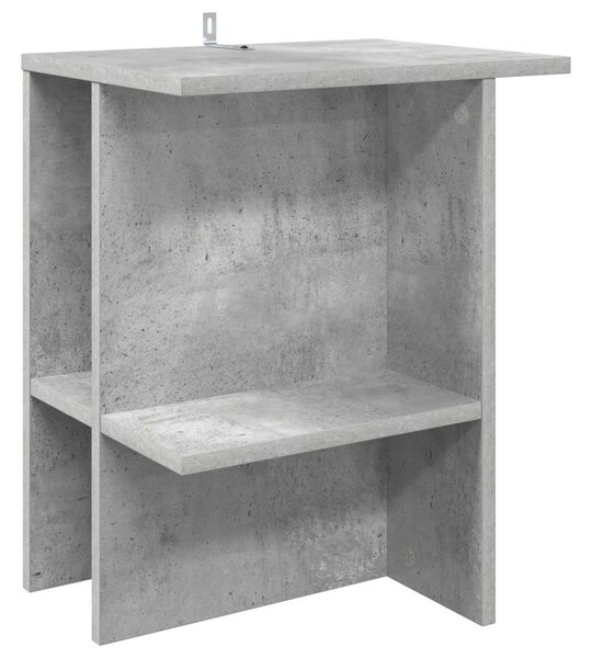Dohányzóasztal 2 pcs Betonszürke 40 x 30 x 49 cm Szerelt Fa
