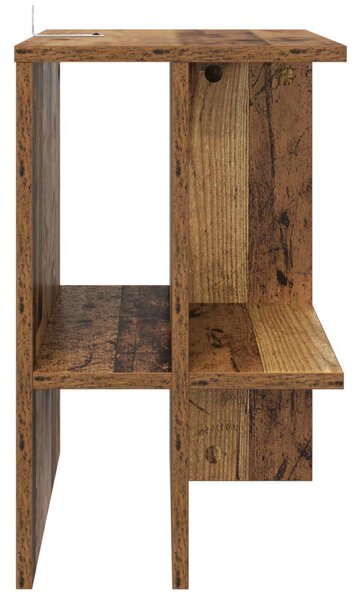 Dohányzóasztal Antik Fa 40 x 30 x 49 cm Szerelt Fa