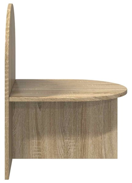 Éjjeli asztal 2 db Sonoma Tölgy 48 x 49 x 65 cm Mérnöki fa