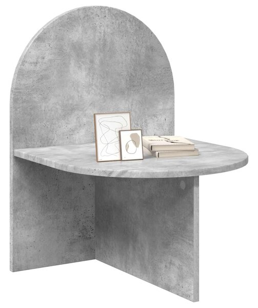 VidaXL Éjjeli asztal 2 pcs Betonszürke 48 x 49 x 65 cm Mérnöki fa