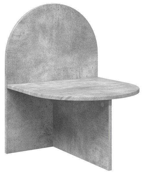 VidaXL Éjjeli asztal 2 pcs Betonszürke 48 x 49 x 65 cm Mérnöki fa