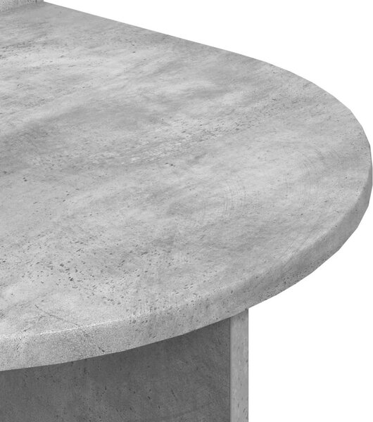 VidaXL Éjjeli asztal 2 pcs Betonszürke 48 x 49 x 65 cm Mérnöki fa