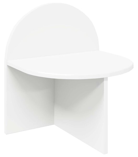 Éjjeli asztal 2 db Fehér 40 x 35,5 x 45,5 cm Mérnöki fa