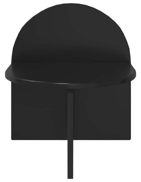 VidaXL Éjjeli asztal Fekete Tölgy 40 x 35,5 x 45,5 cm Mérnöki fa
