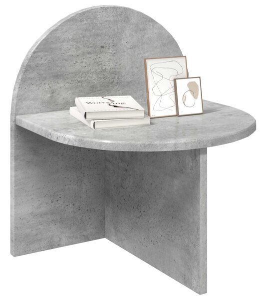 VidaXL Éjjeli asztal 2 pcs Betonszürke 40 x 35,5 x 45,5 cm Mérnöki fa