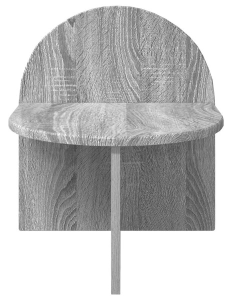 Éjjeli asztal 2 db Szürke Sonoma 40 x 35,5 x 45,5 cm Mérnöki fa