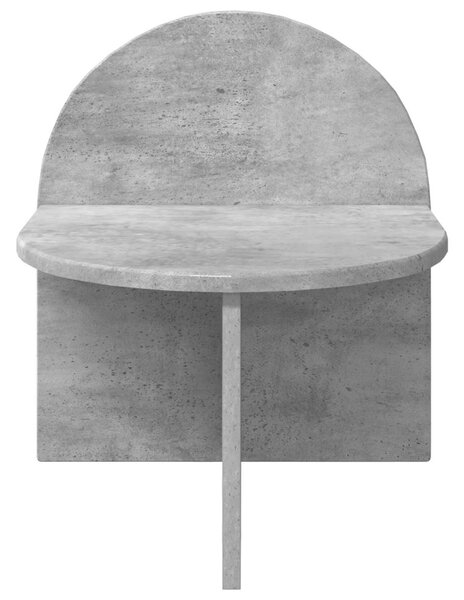 VidaXL Éjjeli asztal 2 pcs Betonszürke 40 x 35,5 x 45,5 cm Mérnöki fa