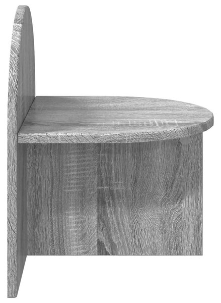 Éjjeli asztal 2 db Szürke Sonoma 40 x 35,5 x 45,5 cm Mérnöki fa