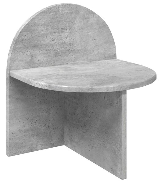 VidaXL Éjjeli asztal 2 pcs Betonszürke 40 x 35,5 x 45,5 cm Mérnöki fa