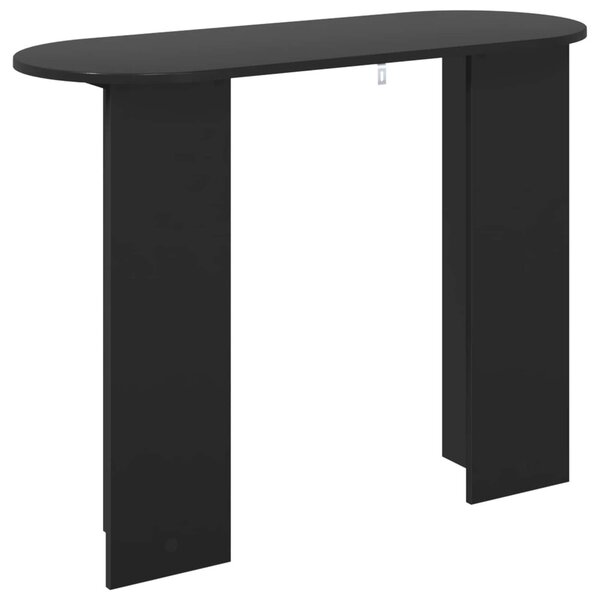 Konzolasztal Fekete Tölgy 100 x 39,5 x 75 cm Szerelt Fa