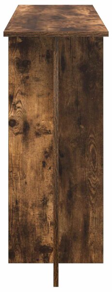Konzolasztal Füstölt Tölgy 100 x 30 x 75 cm Szerelt Fa