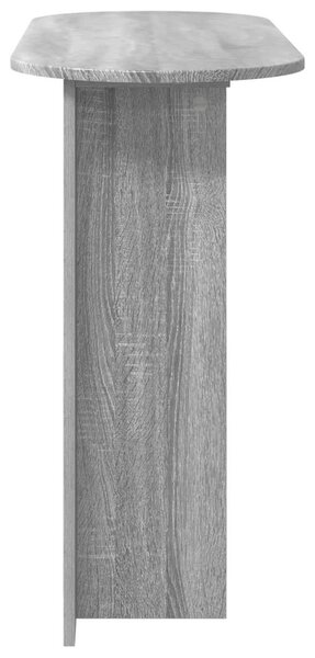 Konzolasztal Szürke Sonoma 100 x 39,5 x 75 cm Szerelt Fa