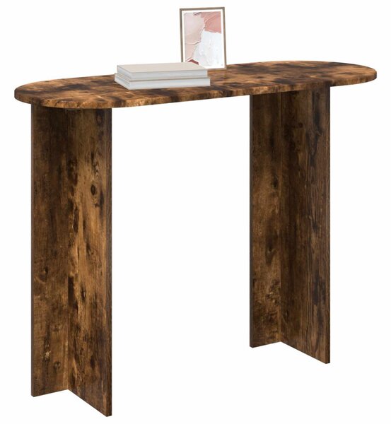 Konzolasztal Füstös Tölgy 100 x 39,5 x 75 cm Szerelt Fa